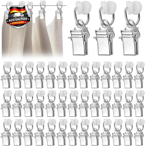 Stück vorhangklammern - 60,