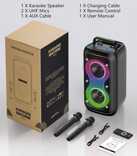 Gkd61 karaoke maschine - gkd61, 400w