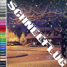 Aufkleber Winterauto Schneeflug Tief Winter Sticker lowered Stance Snow  W74