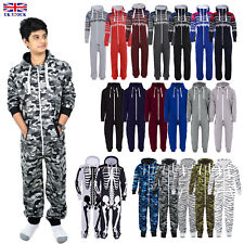 Neu Unisex Kinder Mädchen Jungen aztekisch Vlies Overall Spielanzug 2-13 Jahre 