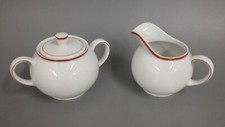 Milchkännchen & Zuckerdose Arzberg Rotrand Form 1382 