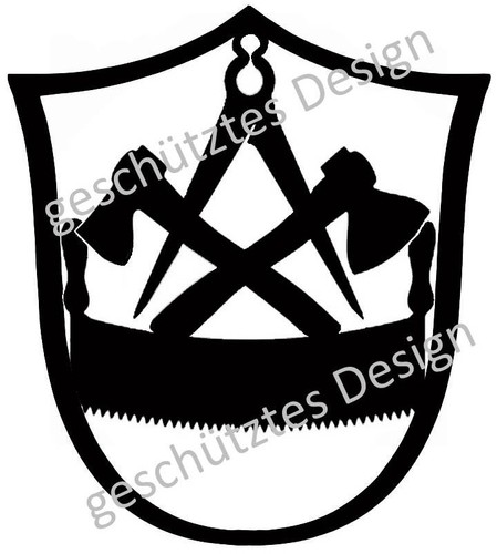 Zimmermann zunftzeichen wappen - zimmermann,
