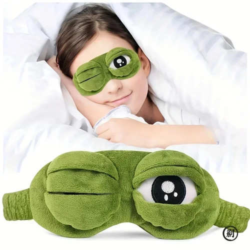 Frosch schlafmaske - 3d,
