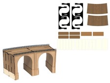 Modellbahn Union N-L00141 Erweiterung Viadukt Lasercut ungeöffnet OVP NP 14,99€