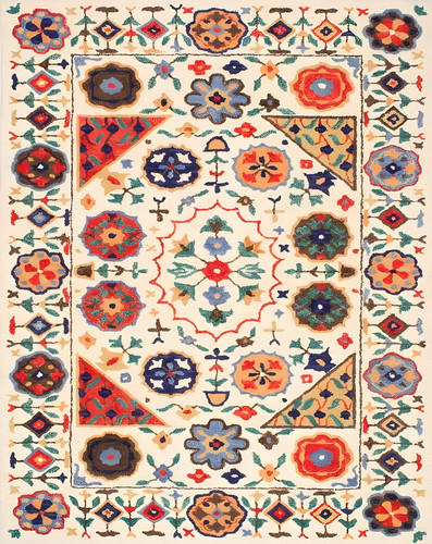 Floral orientteppich wandbild - floral,
