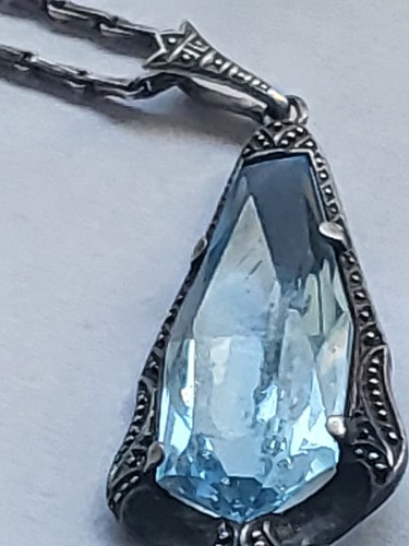 Art deco anhänger silber mit - anhänger,