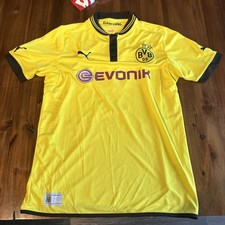 Borussia Dortmund BVB Trikot Puma Gr. 176 S #9 Robert Lewandowski gelb 