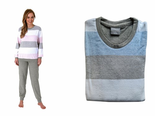 Damen frottee pyjama - frottee,