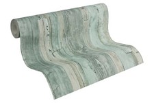 Vliestapete Holz mint grau Tapete AS Decoworld 95405-5 954055 (3,30€/1qm)