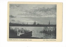 N1059 AK  Lübeck, die Stadt mit den goldenen Türmen   Foto Porst  ca. 1930