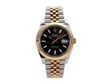 Rolex Datejust 41 Edelstahl Gelbgold Ref. 126333 Schwarz Index Jubile-Band