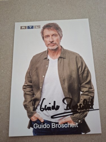 Autogrammkarte guido broscheit - guido,