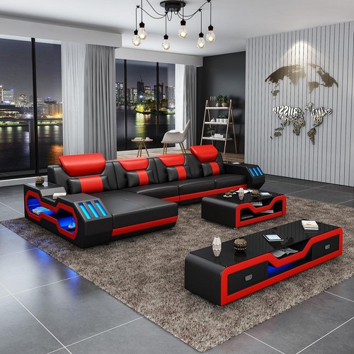 Wohnlandschaft form ecksofa - l,