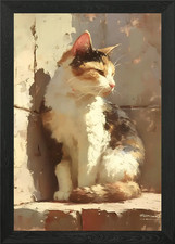 Calico katze portrait - katze,