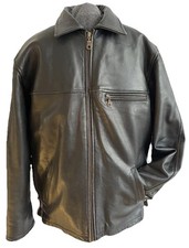 Herren Lederjacke Schwarz