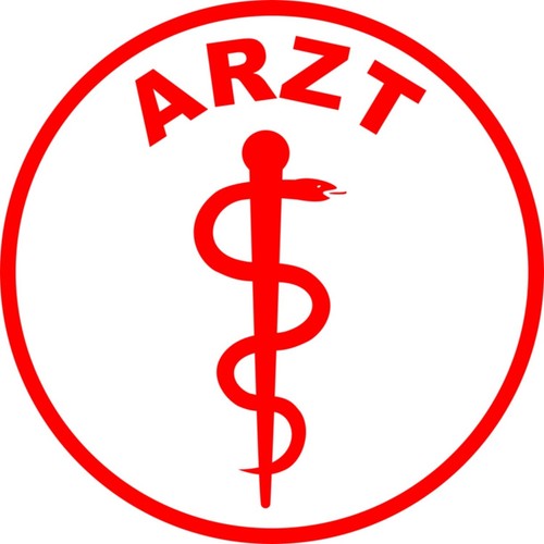 Aufkleber arzt mit - aufkleber,