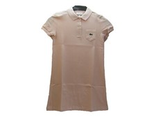 Neu - LACOSTE Kleid / Polokleid für Mädchen rosa Gr. 8 (128) bzw. Gr. 10 (140)
