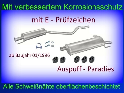 Abgasanlage für opel astra - opel, f