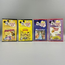 4 Disney Hörspiel MC Kassetten Aristocats, Bambi, Dornröschen, Winnie Puuh