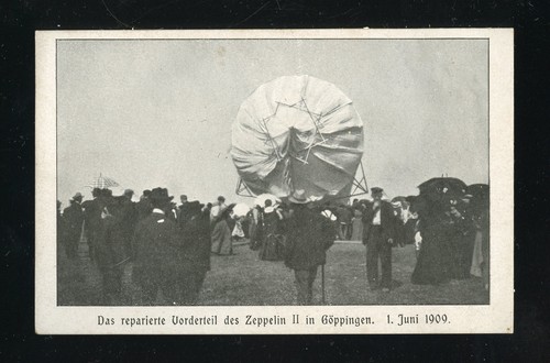 Zeppelin postkarte - zeppelin,