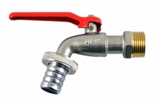 Auslaufventil / Auslaufhahn Messing mit AG - PN 10, versch. Größen