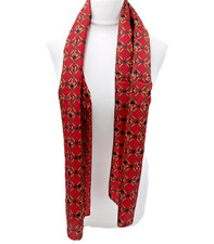 Herrenschal Rot Made in Italy