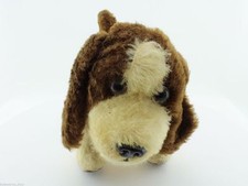 Schuco Trip Trap Hund mit Rollen Plüschtier Nachziehhund, 50'er Jahre, TOP