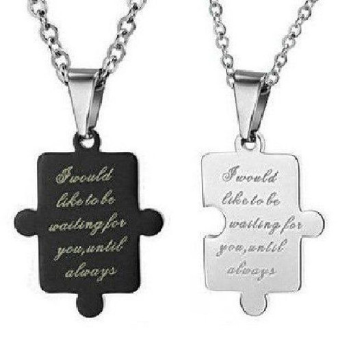 Partnerkette puzzle teile - puzzle,