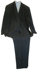 Wilvorst Smoking schwarz Sakko Gr. 31 Hose Gr. 54 reine Schurwolle neuwertig