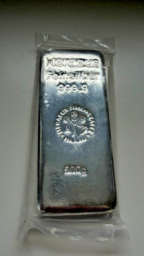 Heraeus 500 silberbarren - 500,