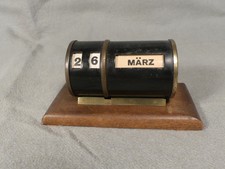 Ewiger Kalender Art Deco - Alt - Rund - Bauhaus - antik