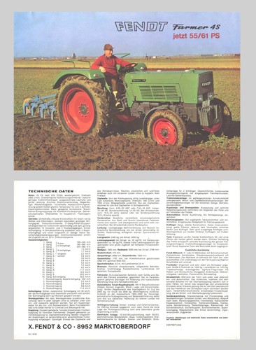 Fendt farmer schlepper 55 - s,