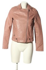 SPRINGFIELD Kunstlederjacke Damen Jacke Gr. DE 36 braun Casual-Look