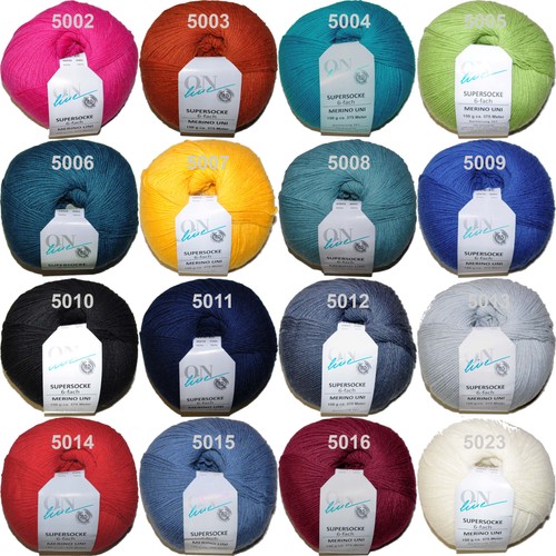 Supersocke merino fach uni - merino,