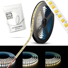 LED Stripe Streifen Leiste Band Lichterkette 5m Lichtstreifen 24v dimmbar CCT