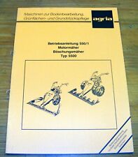 Agria 5500 Rotax MAG Faryman Betriebsanleitung Handbuch BA Balkenmäher Mäher