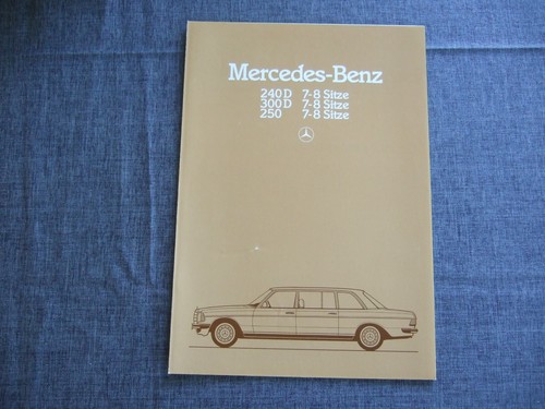 Mercedes prospekt 240d 300d - prospekt,