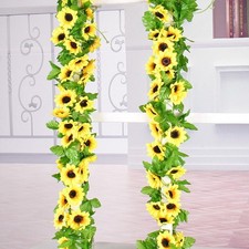 2.4m künstliche Sonnenblumen