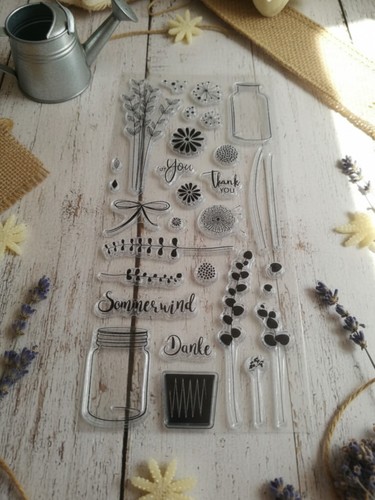Stempelset/Clearstamps/neu/Blu