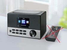 Internetradio mit DAB+ Radio DABRADIO Digitalradio in Schwarz ohne Fernbedienung