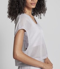 SPORTALM Set Top silber transparent Bustier weiß Gr 42 44 super leicht und schön