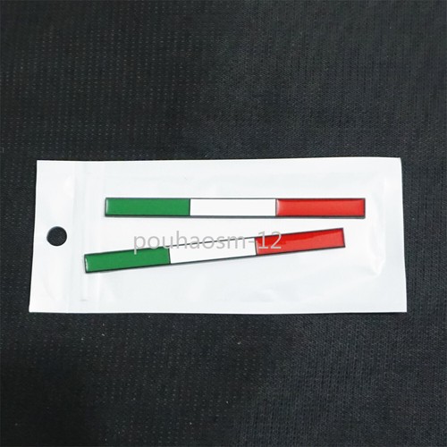 Black matte italy flag - matte,