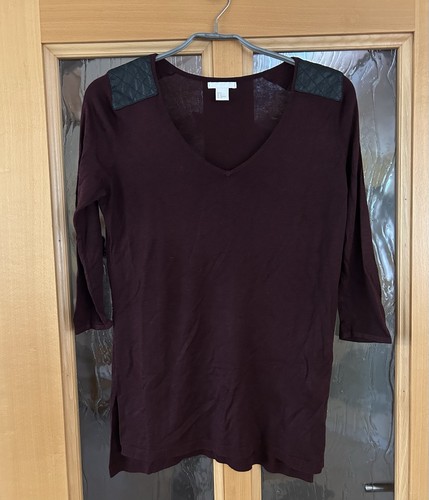 Shirt mit leder - shirt,