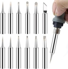 Lötkolben Spitzen Set 12 Stück 900M Lötspitzen Kompatibel Hakko Yihua