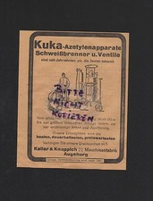 AUGSBURG, Werbung 1929 Keller
