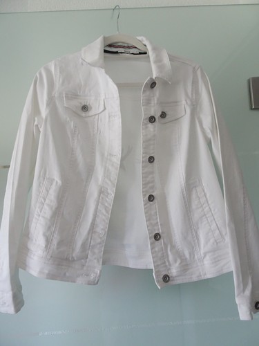 Jeans jacke weiß - weiß, von