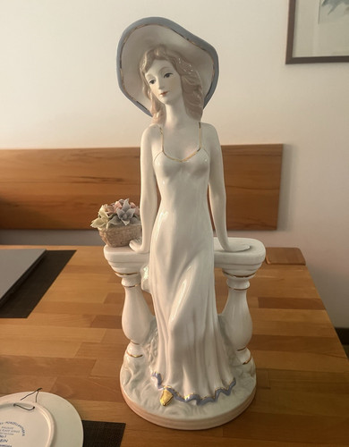 Pmi porzellan figur dame - dame, im