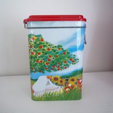 alte Blechdose Alete Babynahrung roter Deckel 90er Jahre Vintage 