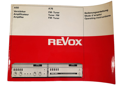 Revox a50 und a76 - revox,
