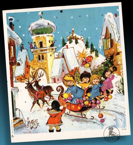 Alter adventskalender 60er - adventskalender,